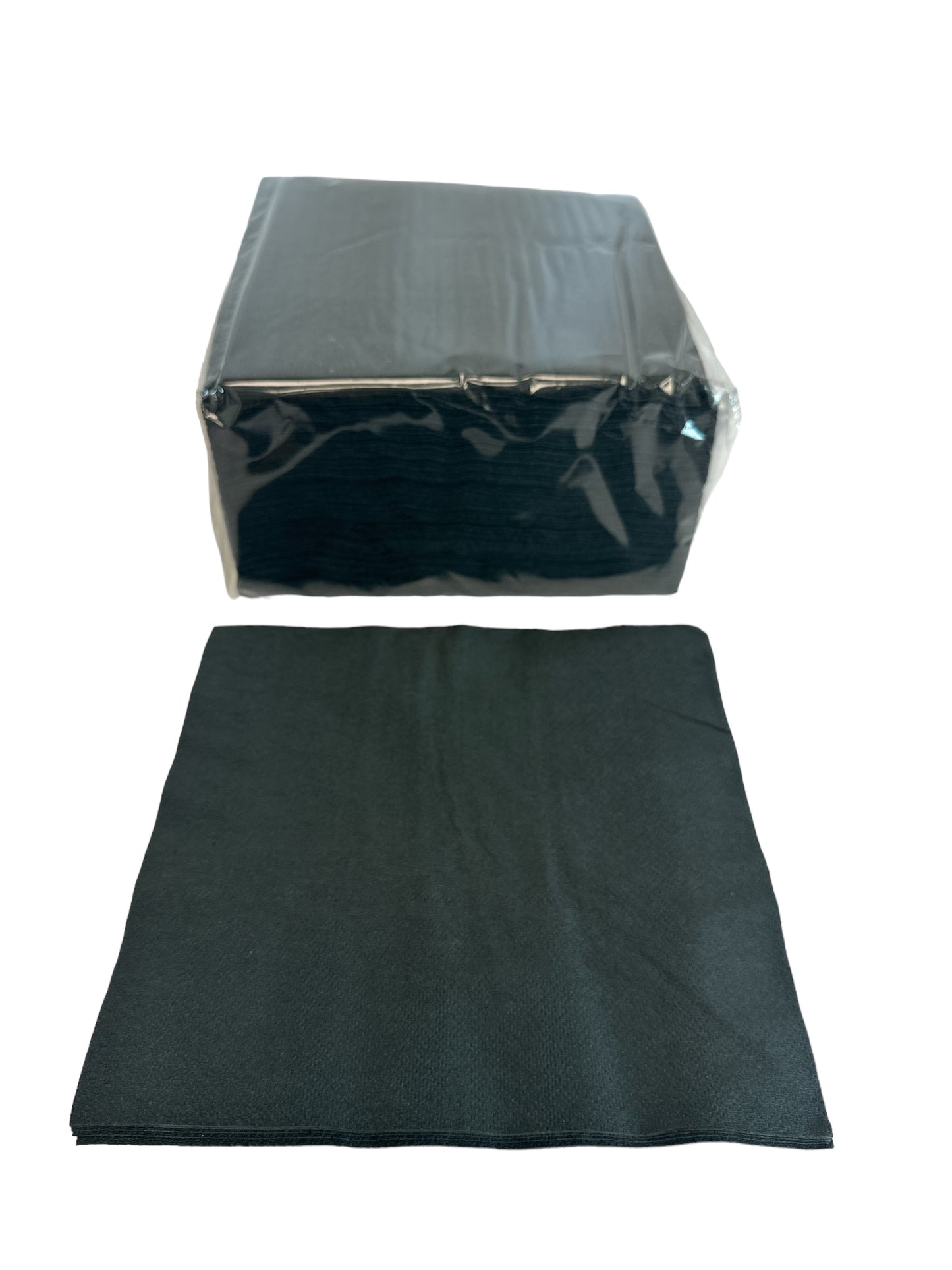 Dinner Napkins Black 1/4 Fold