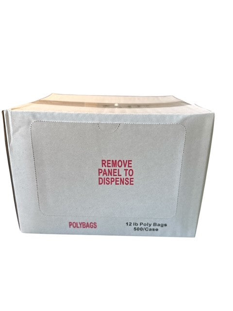 Poly Bags- 12 lb. (1x500)