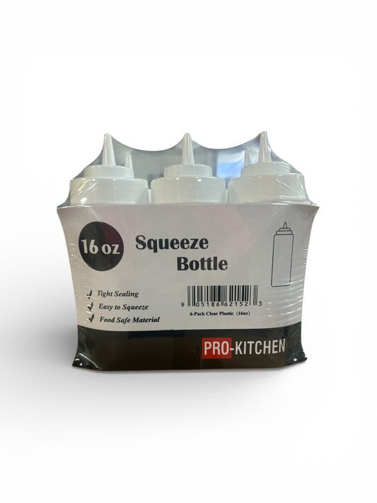 Squeeze Bottle: 16oz. (6/pk)