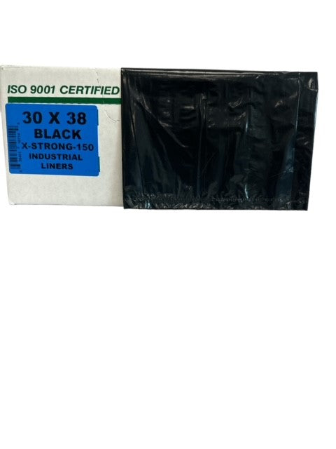 Black Garbage Bags 30x38