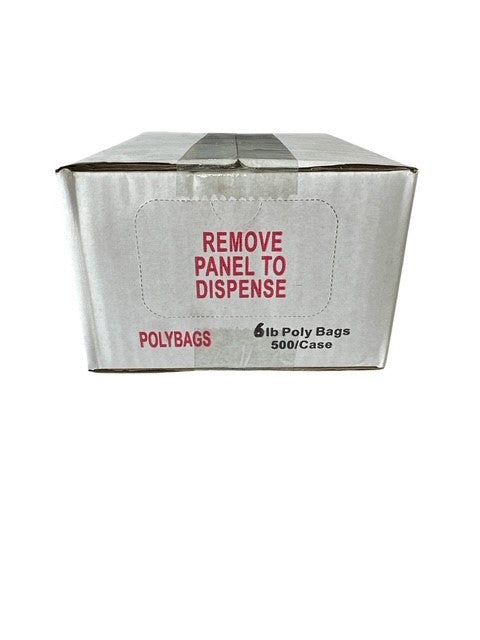 Poly Bags- 6 lb. (1x500)