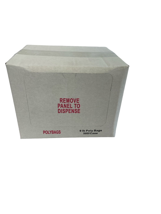 Poly Bags- 9 lb. (1x500)