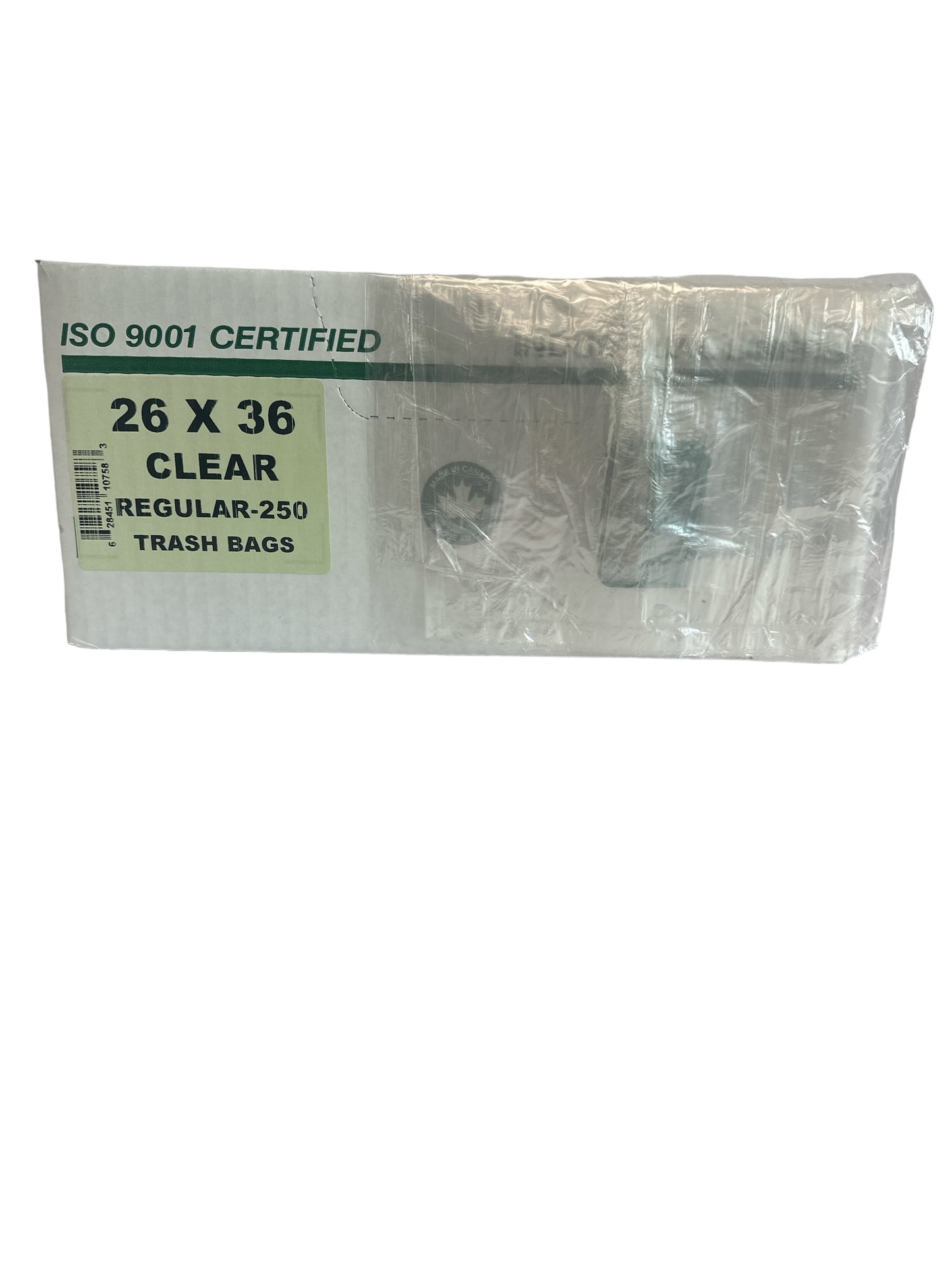 Clear Garbage Bags 26x36