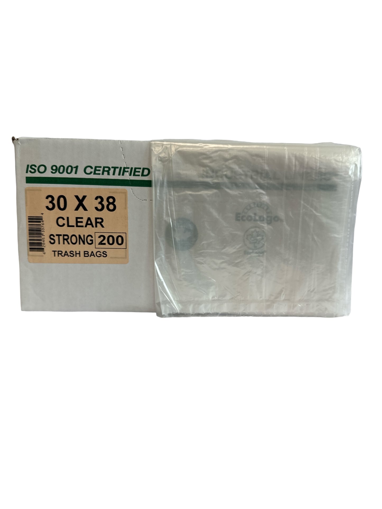 Clear Garbage Bags 30x38