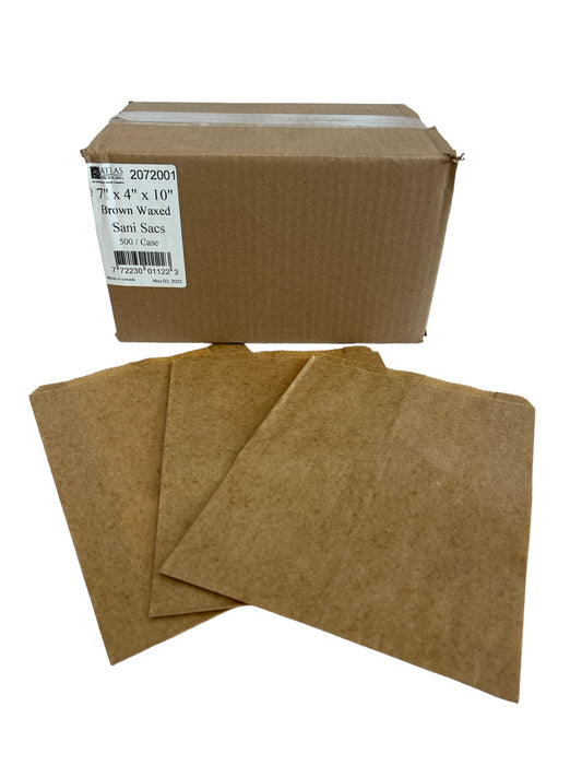 Brown Wax Disposal Bags