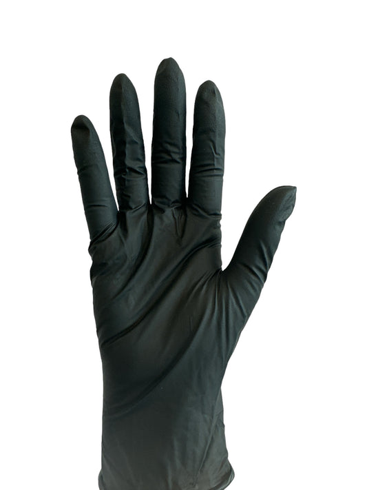 Black Nitrile Gloves - Powder Free