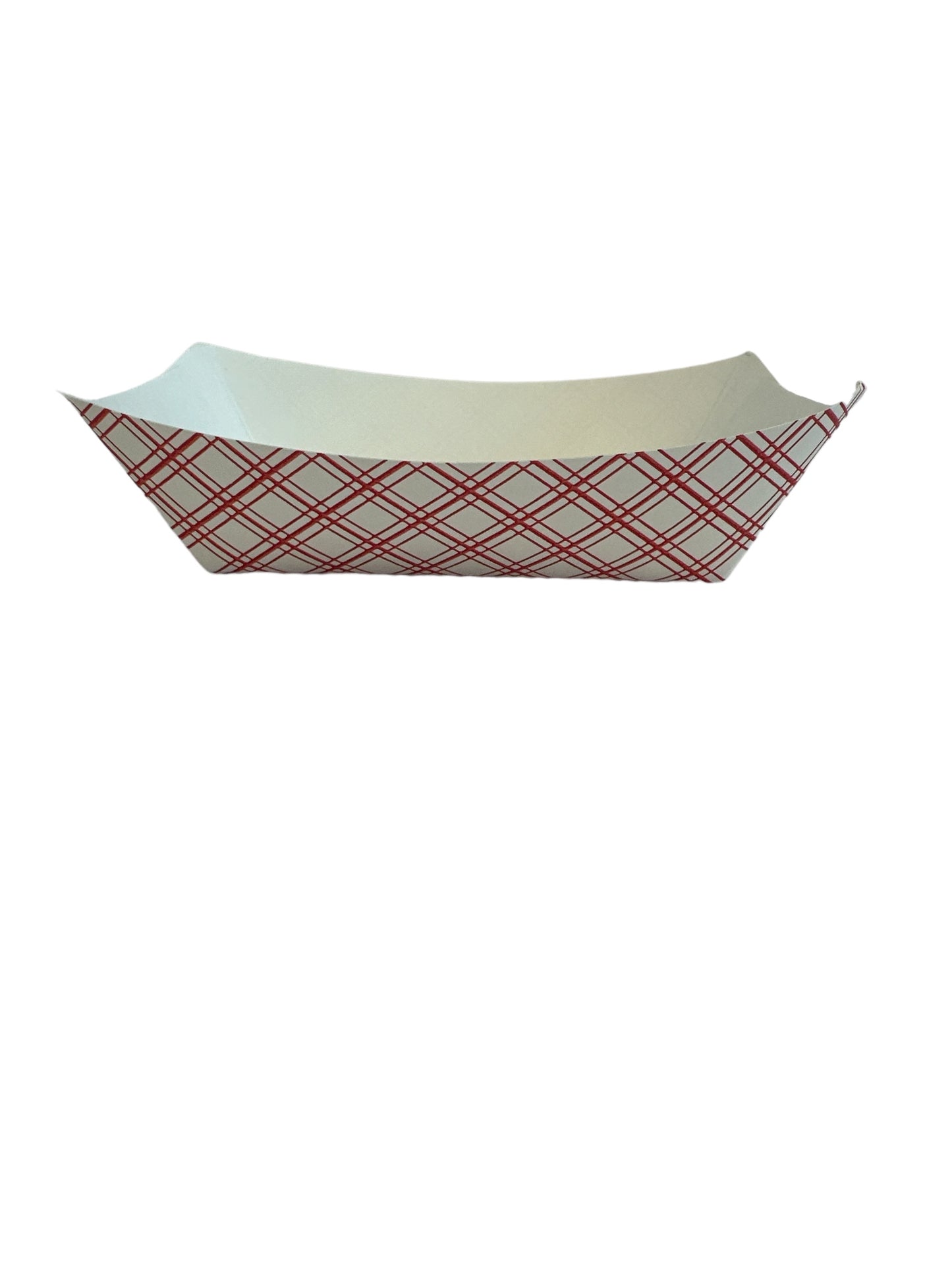 Red Plaid Food Tray