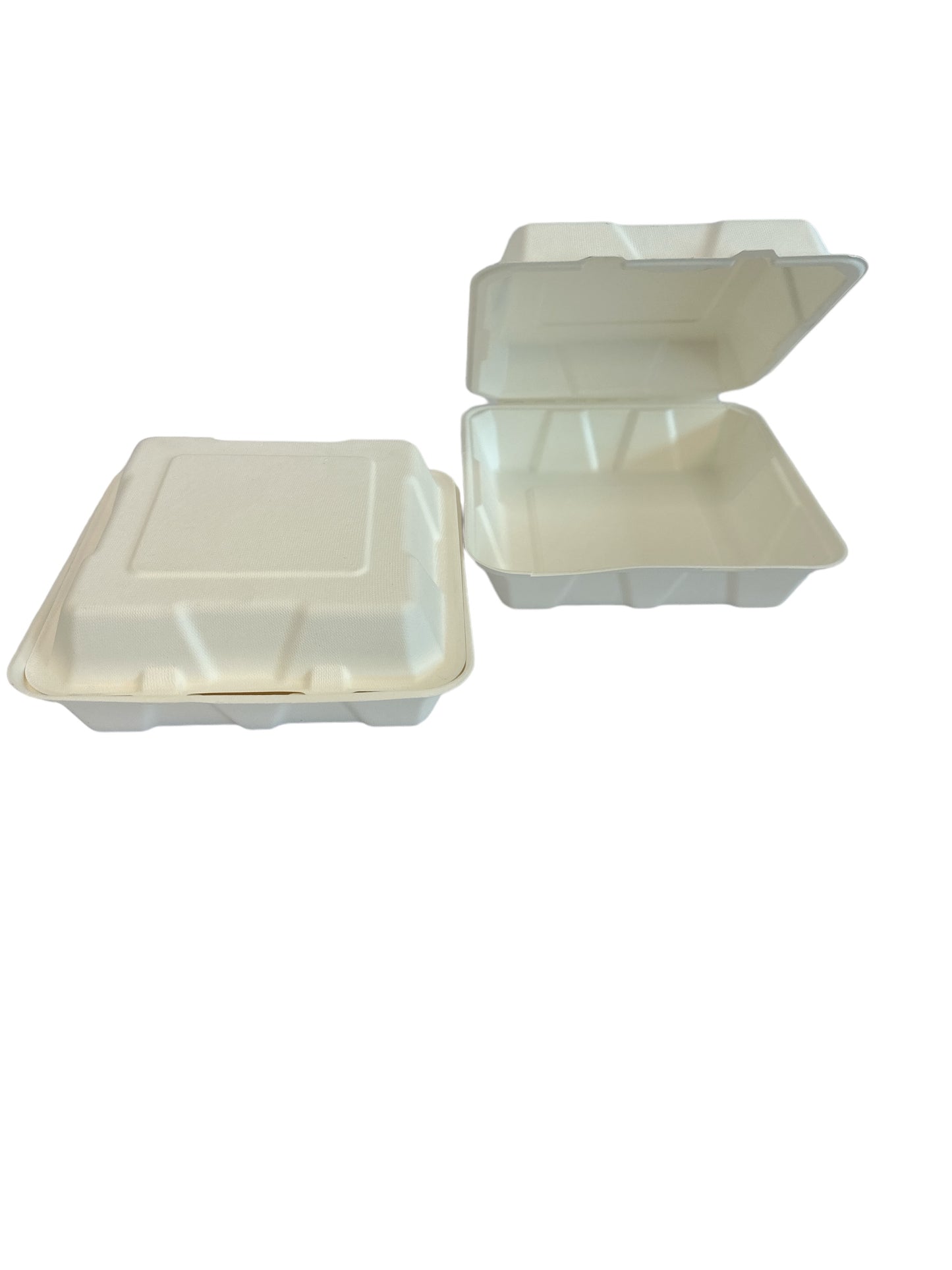 Bagasse Hinged Containers