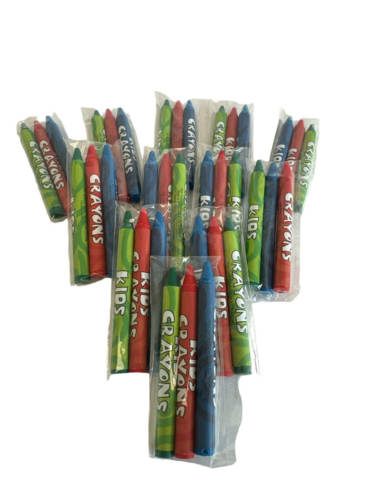 Crayon Packages- 3 Colour Pk