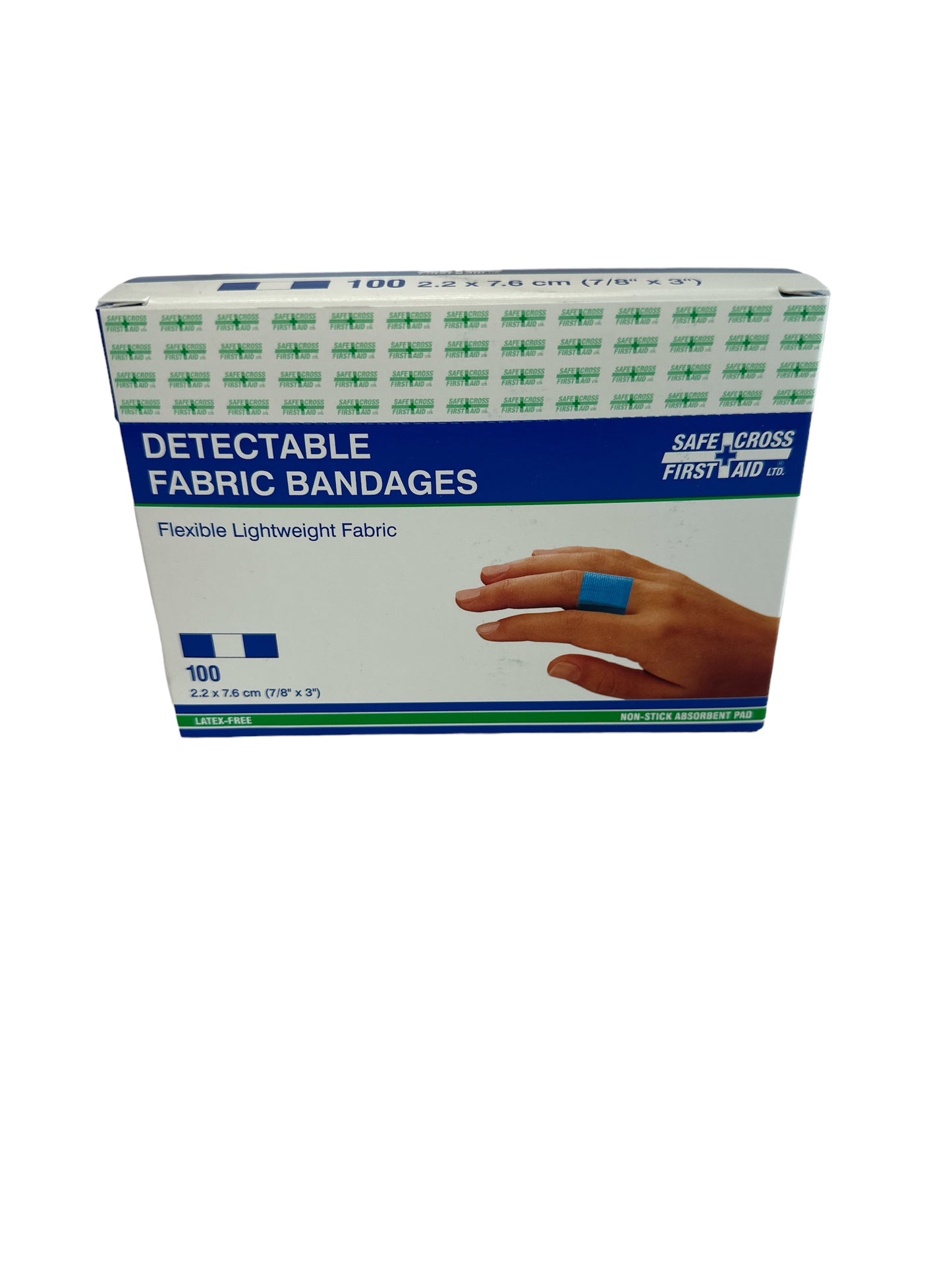 Blue Bandage - Metal Detectable Fabric