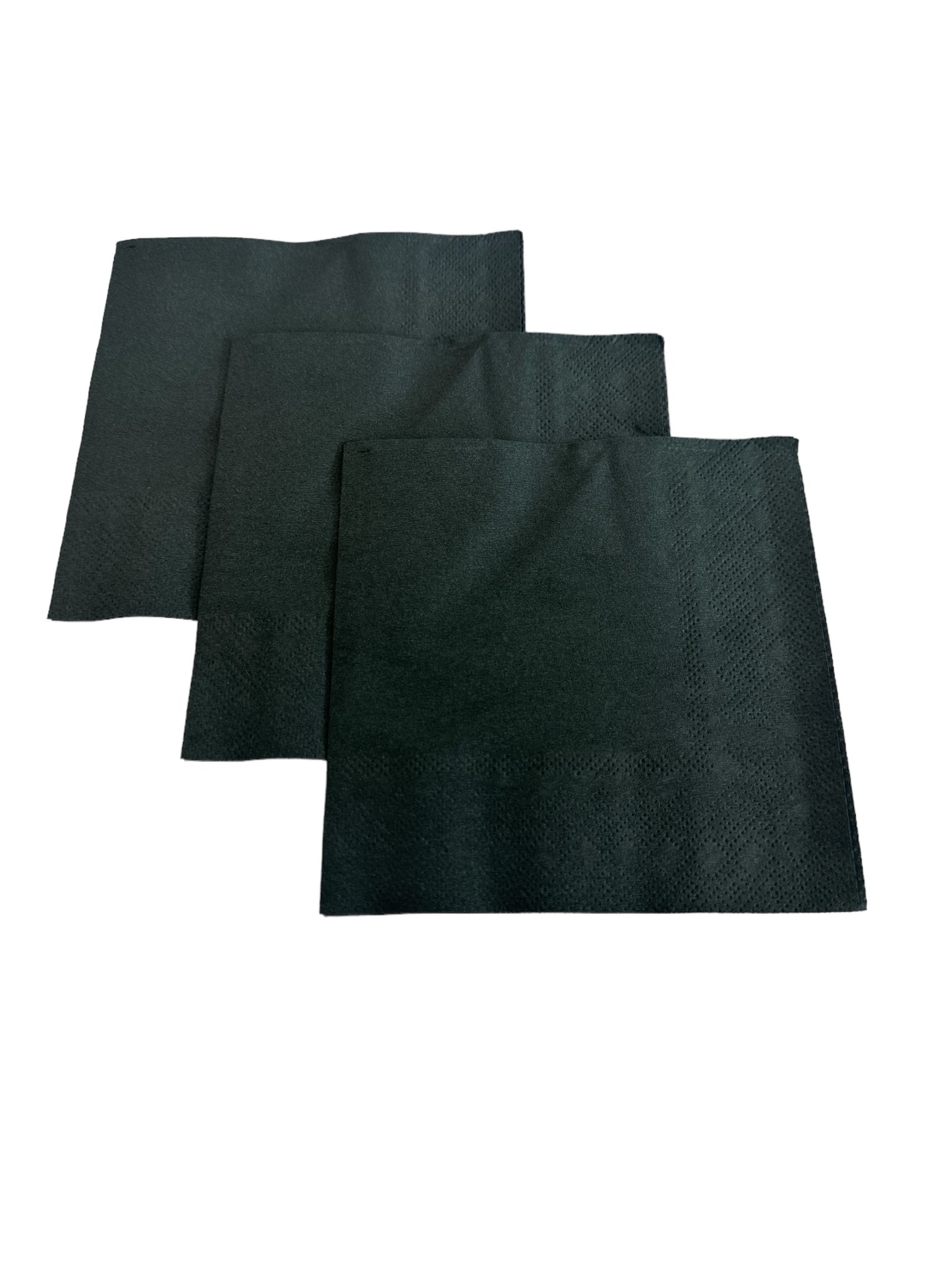 Beverage Napkins, Black