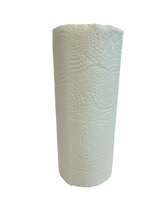 White Household Towel 2-PLY  24/ctn    (70shts/roll)