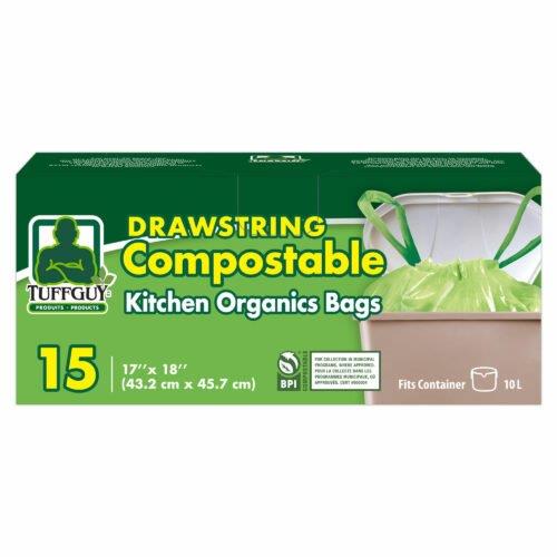 Compostable Kitchen Organic Bags With Drawstring