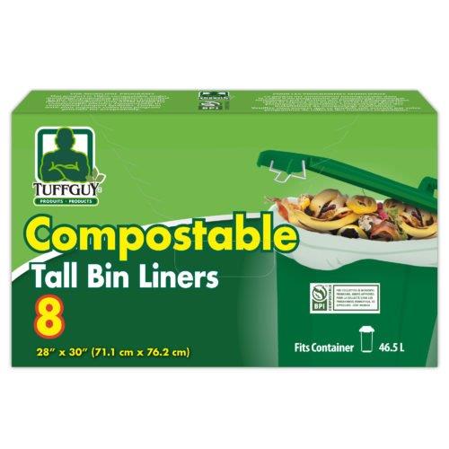 Compostable Kitchen Organic Bags- Tall Bin