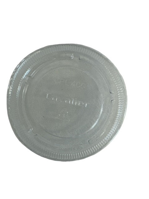 Assorted Plastic Portion Cup Lids, Translucent