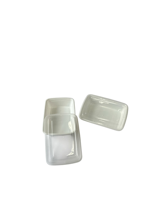 28 oz. WHITE  Rectangular Container 150/combo