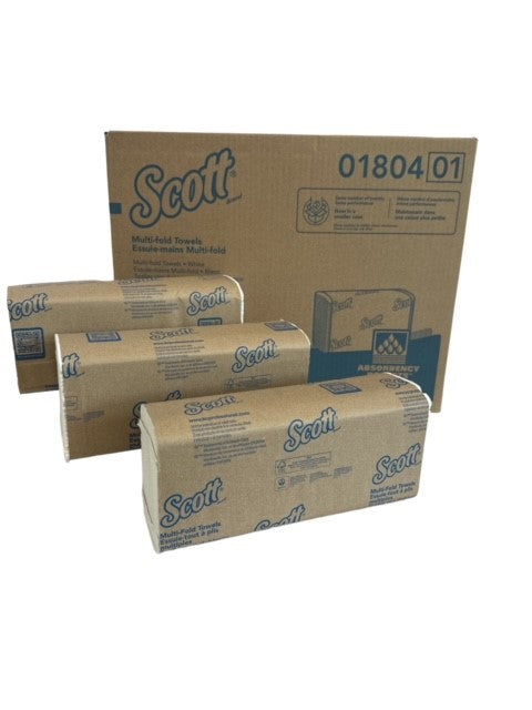 Scott ® Multifold Towel: White