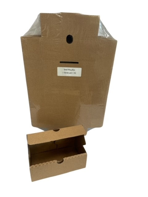 Kraft Corrugated Take-Out Box: 8x5x3